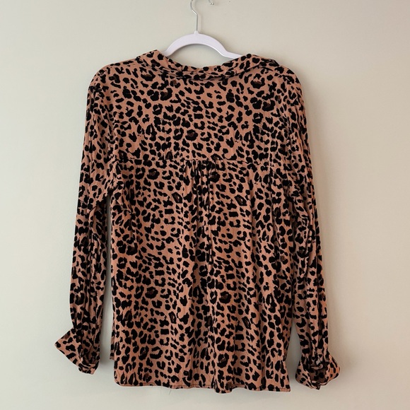 LEOPARD PRINT BLOUSE - Picture 3 of 4